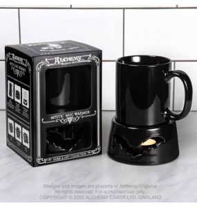 Chauffe-Tasse 'Bat' en Céramique Noire