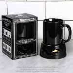 Chauffe-Tasse 'Bat' en Céramique Noire