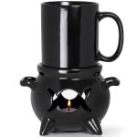 Black Ceramic 'Cauldron' Mug Warmer