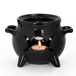 Black Ceramic 'Cauldron' Mug Warmer