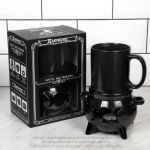 Chauffe-Tasse 'Chaudron' en Céramique Noire