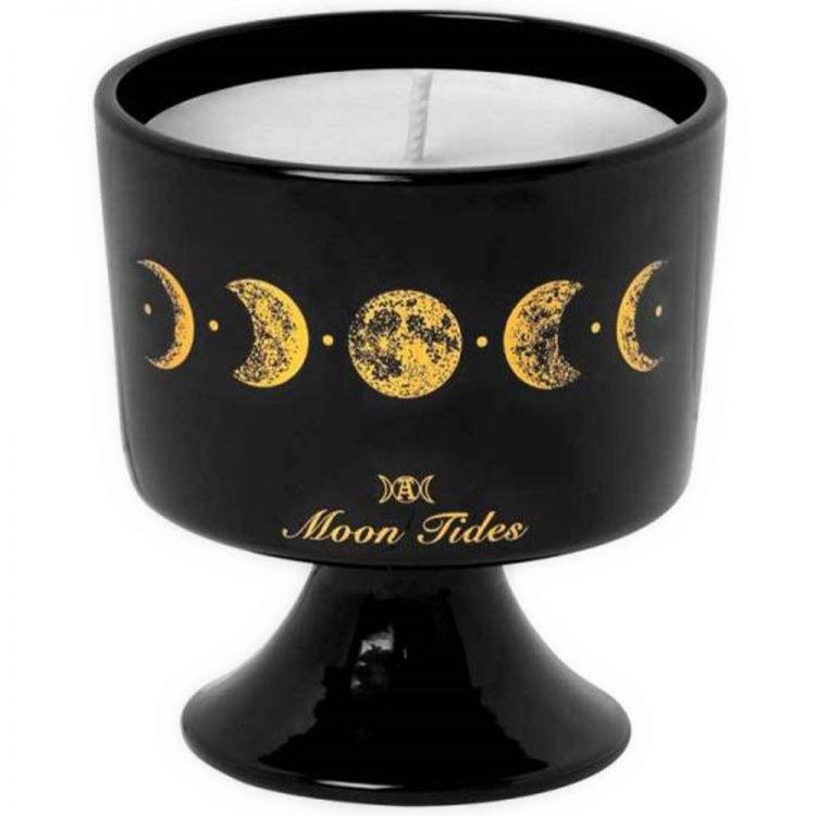 Black 'Moon Tides' Candle