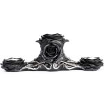 Black Rose Triple T-Light Holder