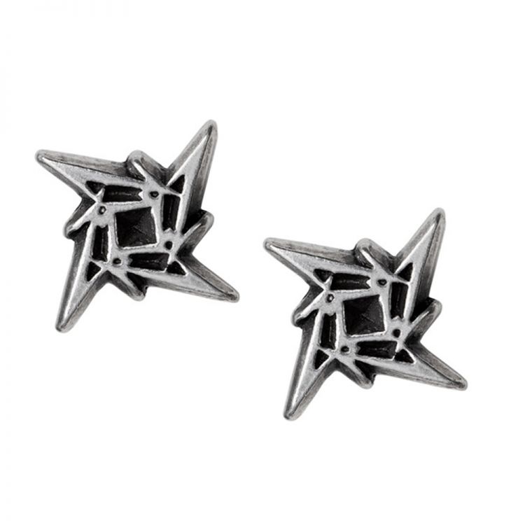 Clous d'Oreilles 'Metallica Ninja Star Logo'