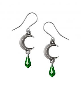 Boucles d'Oreilles 'Tears of the Moon - Green'