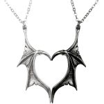 Darkling Heart Couple's Friendship Necklace