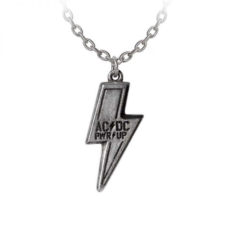 AC/DC PWR/UP Flash Logo Pendant