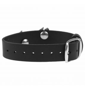 Black Ghost Leather Wriststrap