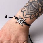 Bracelet 'Metallica Ninja Star'