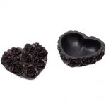 Black Rose Heart Box