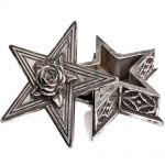 Boîte 'Pentagram' Argent Antique