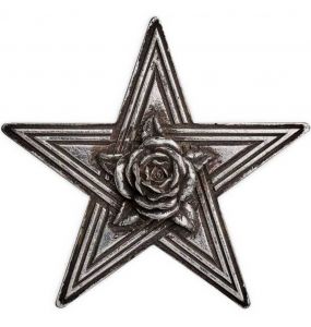 Boîte 'Pentagram' Argent Antique