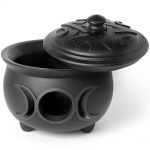 Triple Moon Cauldron Pot