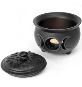 Triple Moon Cauldron Pot