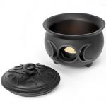 Triple Moon Cauldron Pot