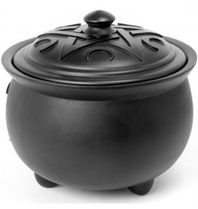 Triple Moon Cauldron Pot