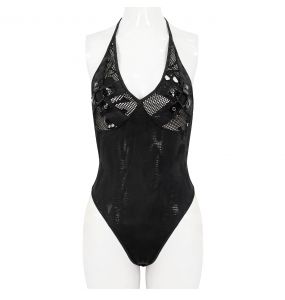 Balck 'Limiteti' One-Piece Swimsuit