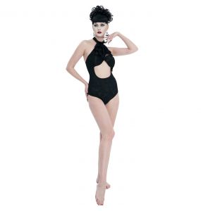 Balck 'Weddall' One-Piece Swimsuit