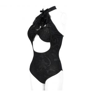 Balck 'Weddall' One-Piece Swimsuit