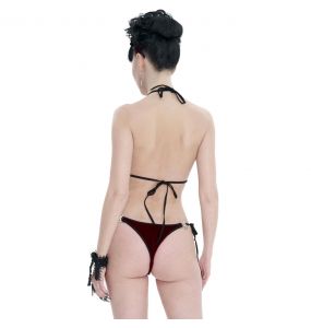 Burgundy 'Talida' Bikini/Lingerie