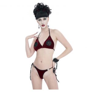 Burgundy 'Talida' Bikini/Lingerie