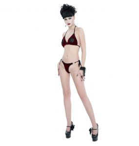 Burgundy 'Talida' Bikini/Lingerie