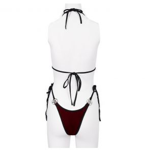 Burgundy 'Talida' Bikini/Lingerie