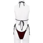 Burgundy 'Talida' Bikini/Lingerie