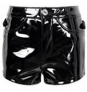 Short Sexy 'Amelina' en Simili Cuir Noir