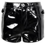 Short Sexy 'Amelina' en Simili Cuir Noir