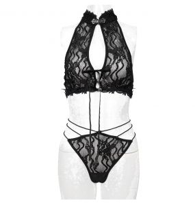 Balck 'Mysterious' Lingerie Set