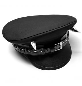 Casquette Gothique 'Murderdoll' Noire