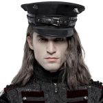 Casquette Gothique 'Murderdoll' Noire