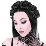 'Black Roses' Headband