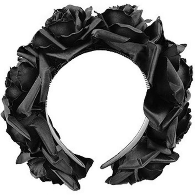 'Black Roses' Headband