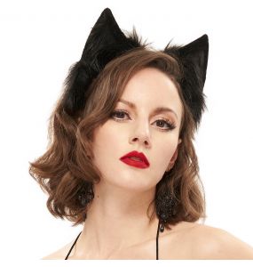 Serre-Tête Sexy 'Cat Ears' Noir