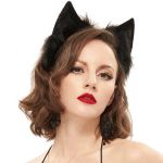 Serre-Tête Sexy 'Cat Ears' Noir