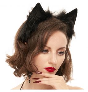 Serre-Tête Sexy 'Cat Ears' Noir