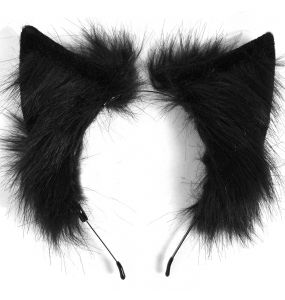 Serre-Tête Sexy 'Cat Ears' Noir