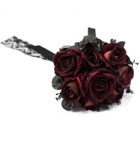 Bouquet de Roses 'Gothic Wedding' Rouge