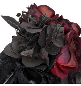 Bouquet de Roses 'Gothic Wedding' Rouge