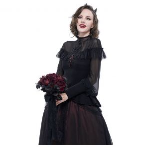 Bouquet de Roses 'Gothic Wedding' Rouge