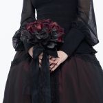 Bouquet de Roses 'Gothic Wedding' Rouge