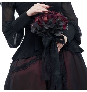 Bouquet de Roses 'Gothic Wedding' Rouge