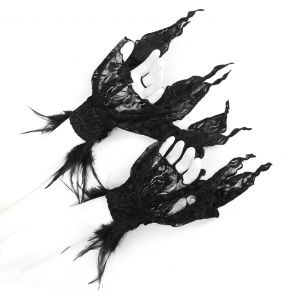 Black 'Dark Evil' Gloves