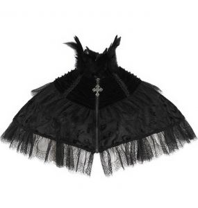 Black 'Dark Evil' Short Cape