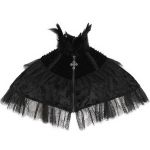 Black 'Dark Evil' Short Cape