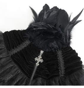 Black 'Dark Evil' Short Cape