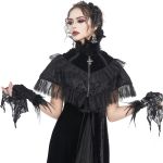 Black 'Dark Evil' Short Cape