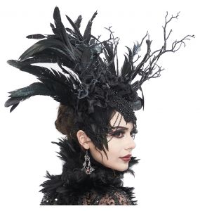 Black 'Monster Tree' Headband